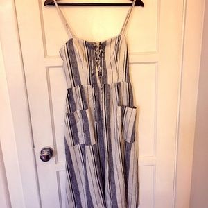 Reformation tie-up dress